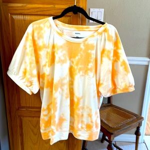 Women's Sonoma Puff Sleeve Sweatshirt
XX LARGE, Peach Bleach dye